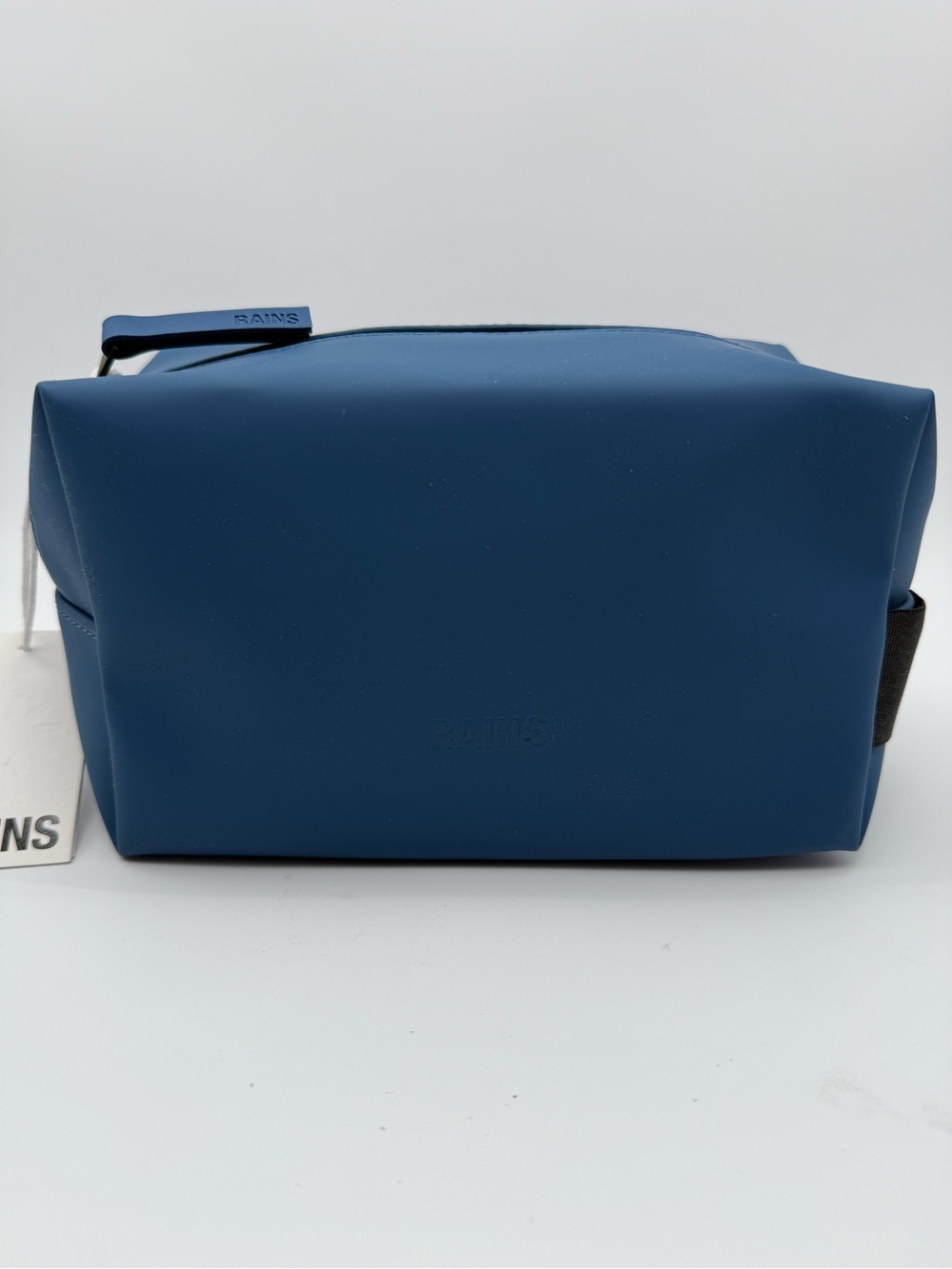 Rains Blue Men's Toiletry Bag Travel Dopp Kit